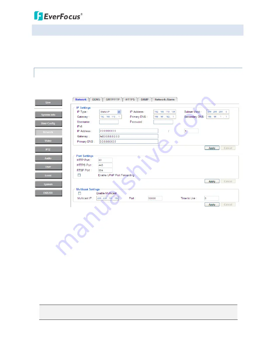 EverFocus EPN4122 Скачать руководство пользователя страница 48