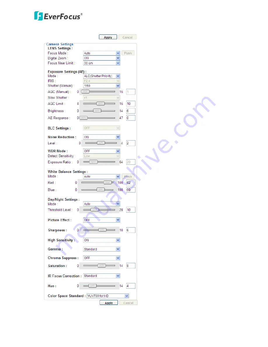 EverFocus EPN4122 Скачать руководство пользователя страница 67