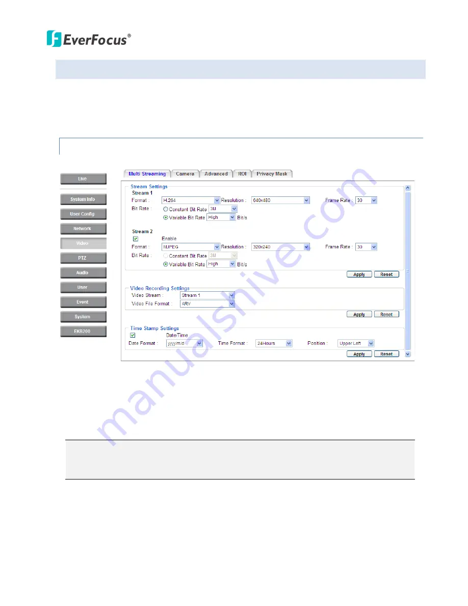 EverFocus EPN4122i Plus: User Manual Download Page 53