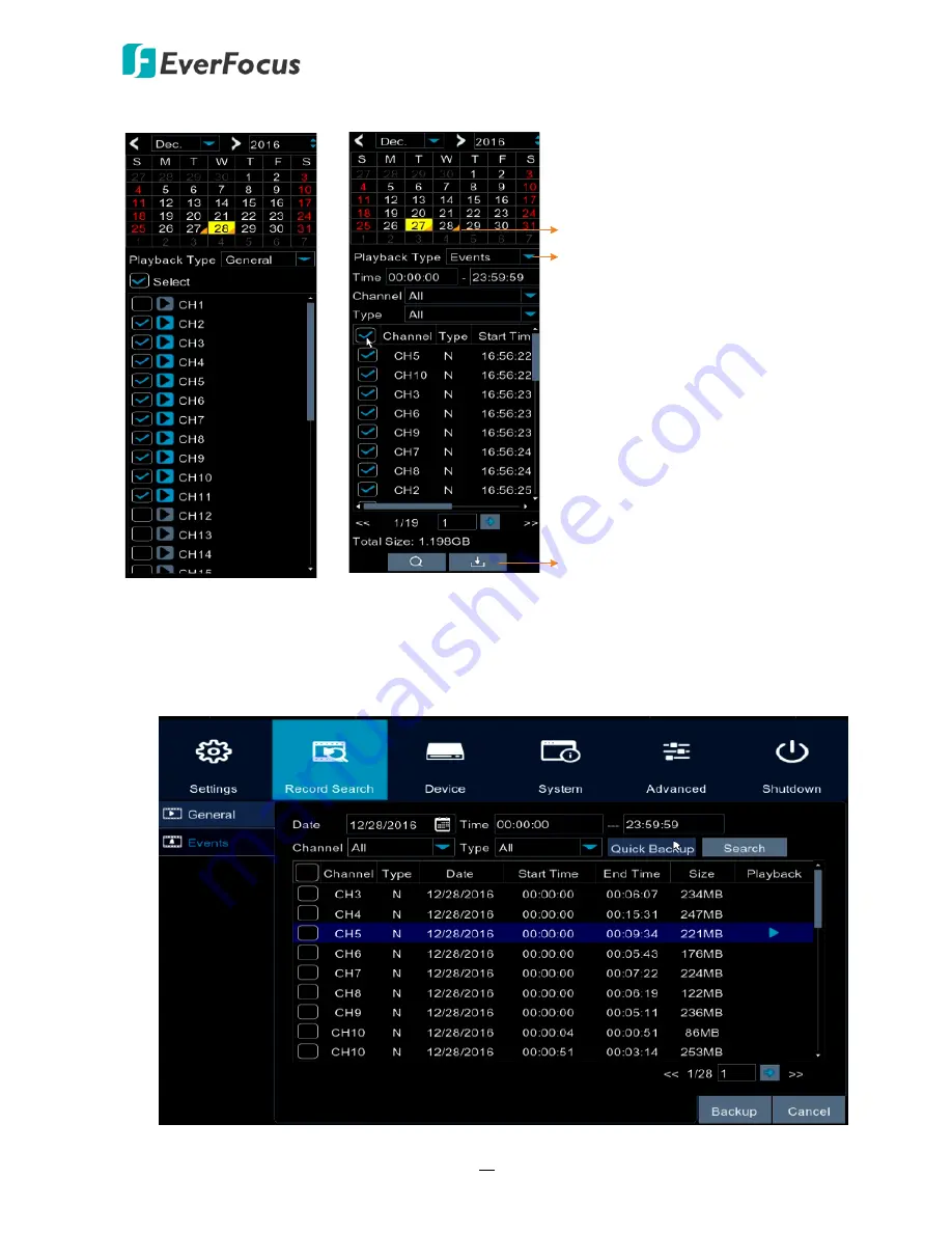 EverFocus EPRO NVR 16 Скачать руководство пользователя страница 63