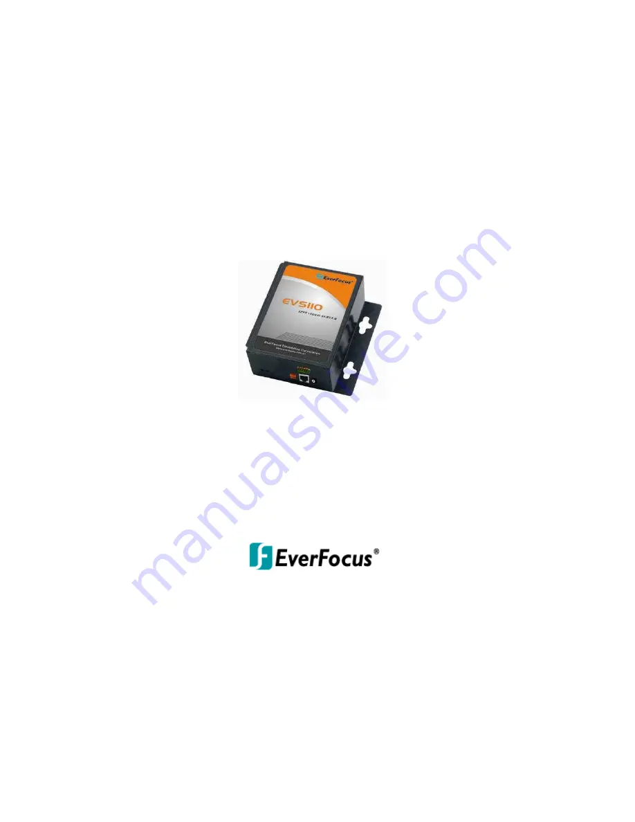 EverFocus EVS110 Скачать руководство пользователя страница 1