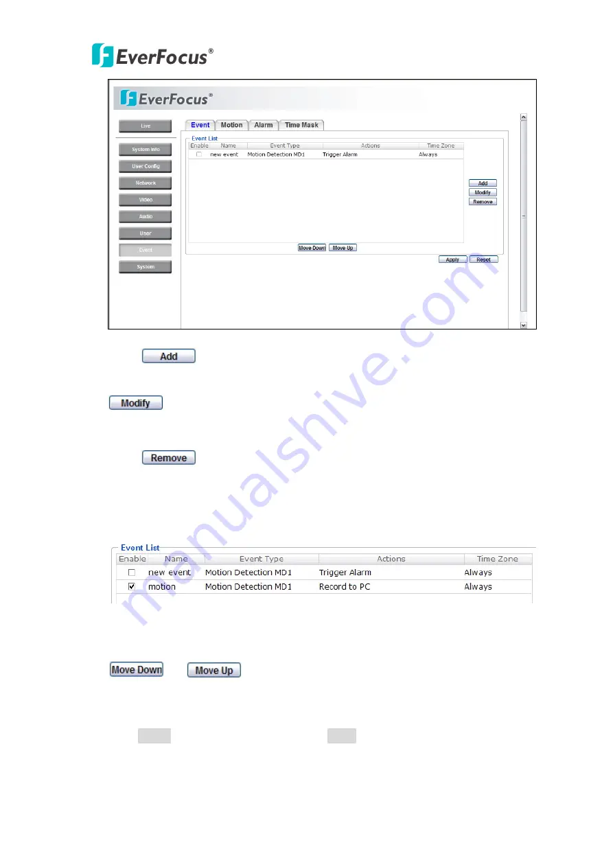 EverFocus EVS200A User Manual Download Page 29