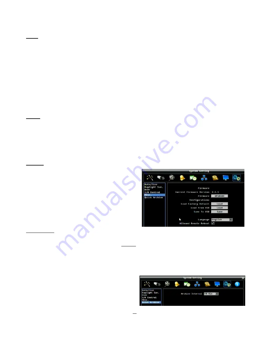 EverFocus PARAGON 264x1 User Manual Download Page 66