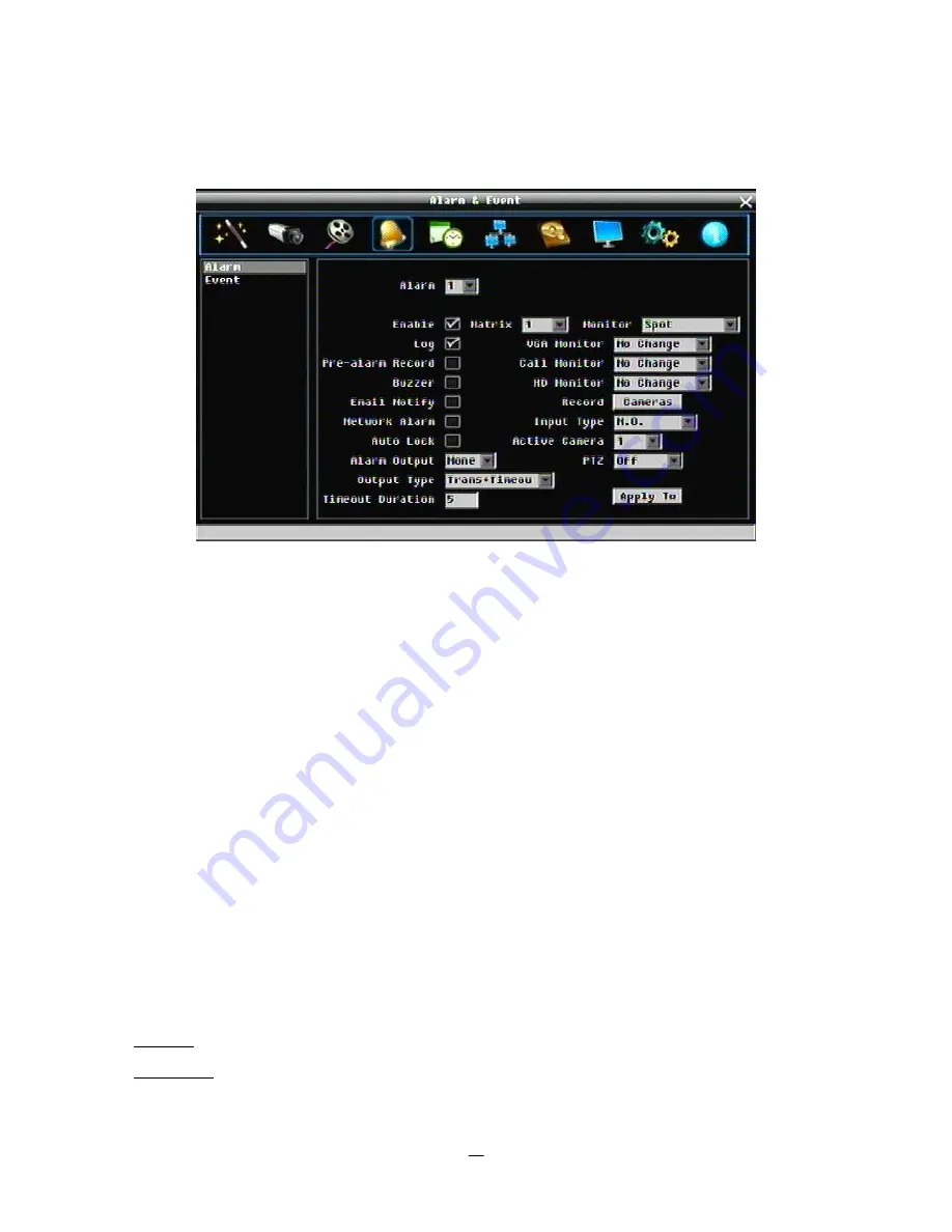 EverFocus PARAGON 264x4-16 Instruction Manual Download Page 59