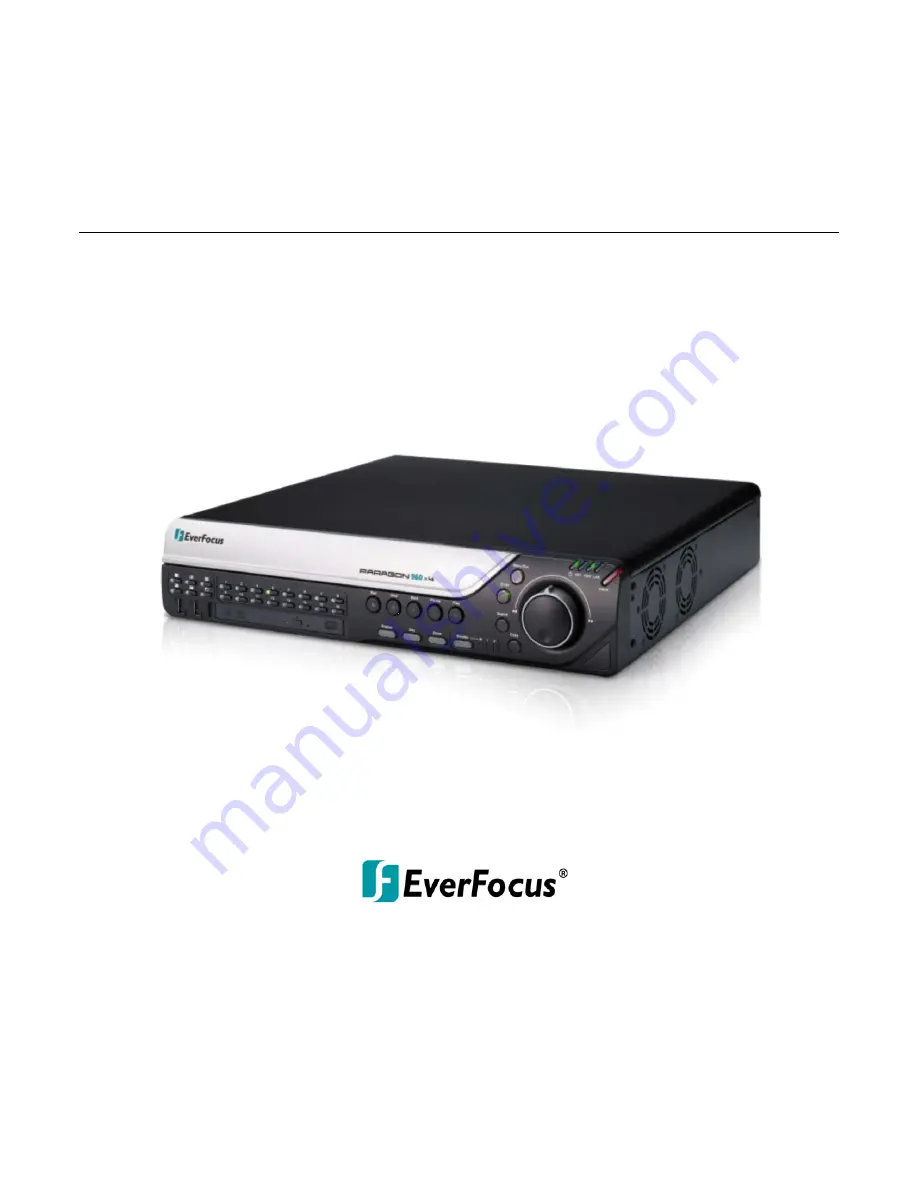 EverFocus PARAGON960 X4 User Manual Download Page 1