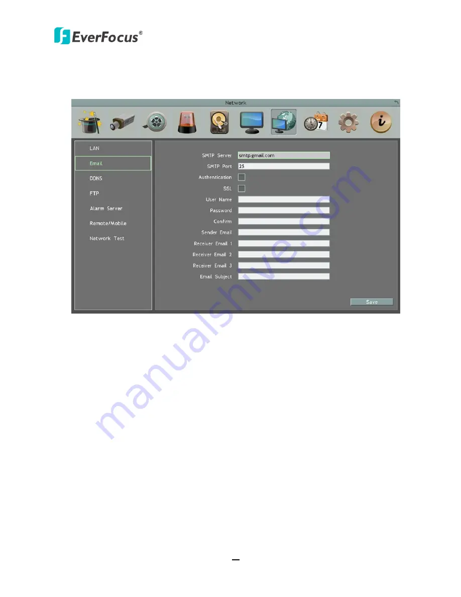 EverFocus PARAGON960 X4 User Manual Download Page 98