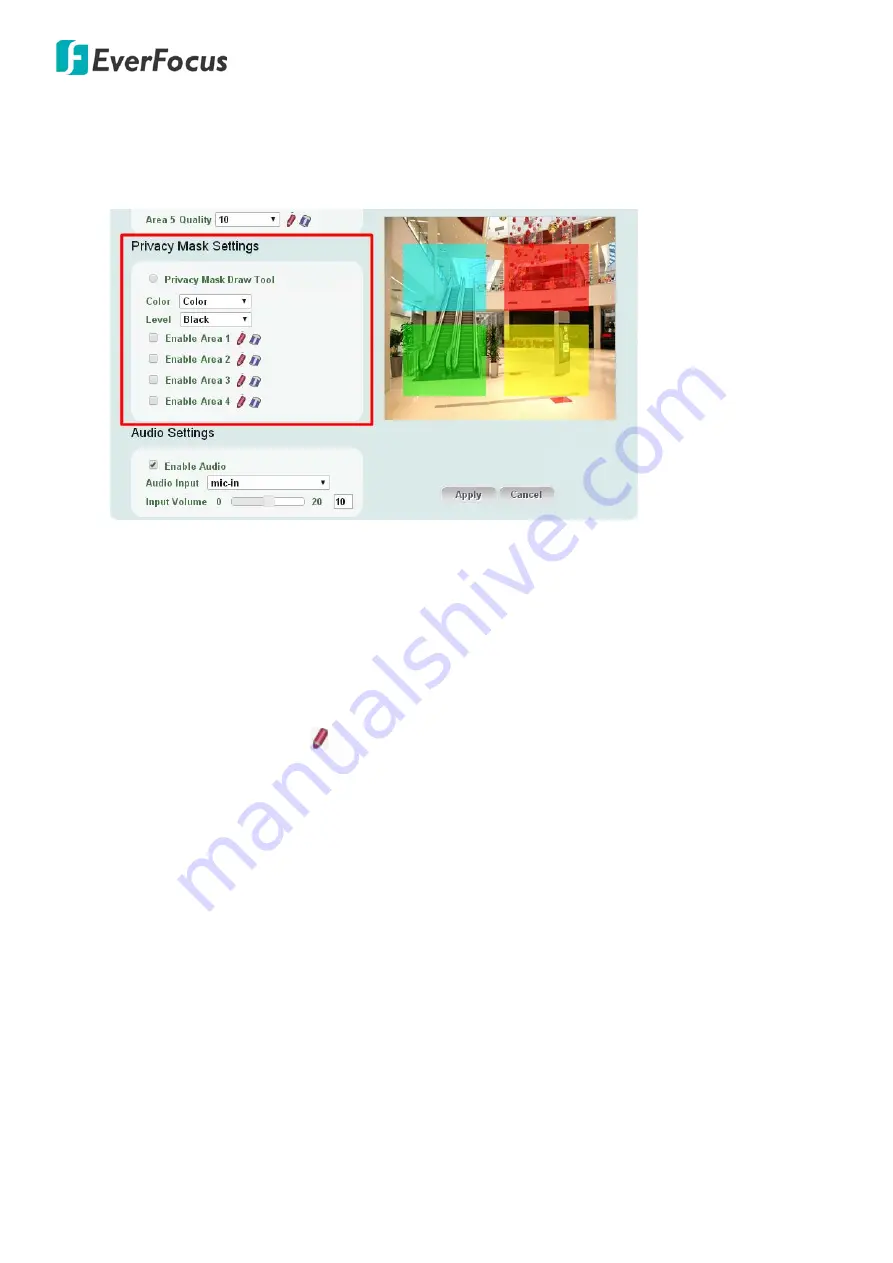 EverFocus Polestar EZN7221 User Manual Download Page 56