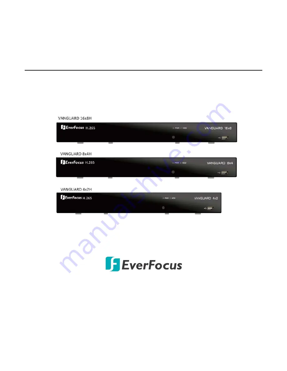 EverFocus VANGUARD 16x8H User Manual Download Page 1