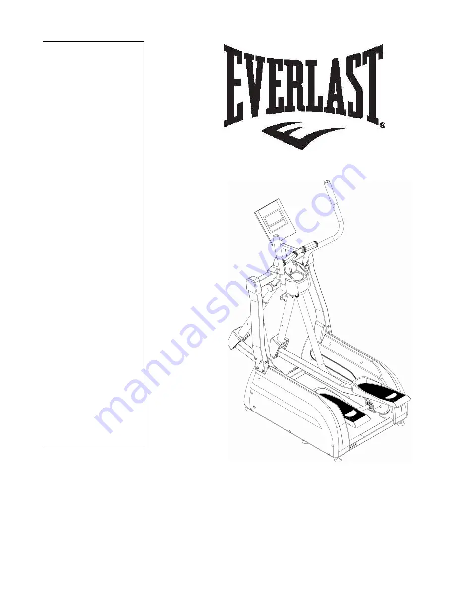 Everlast 16517655 Owner'S Manual Download Page 1