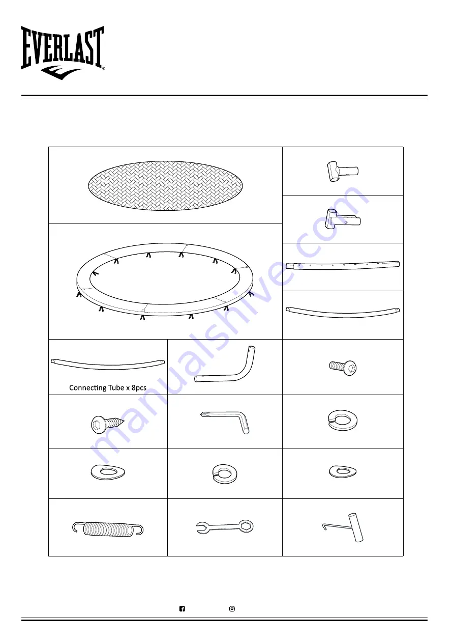 Everlast 3.3M ADJUSTABLE TRAMPOLINE Скачать руководство пользователя страница 9