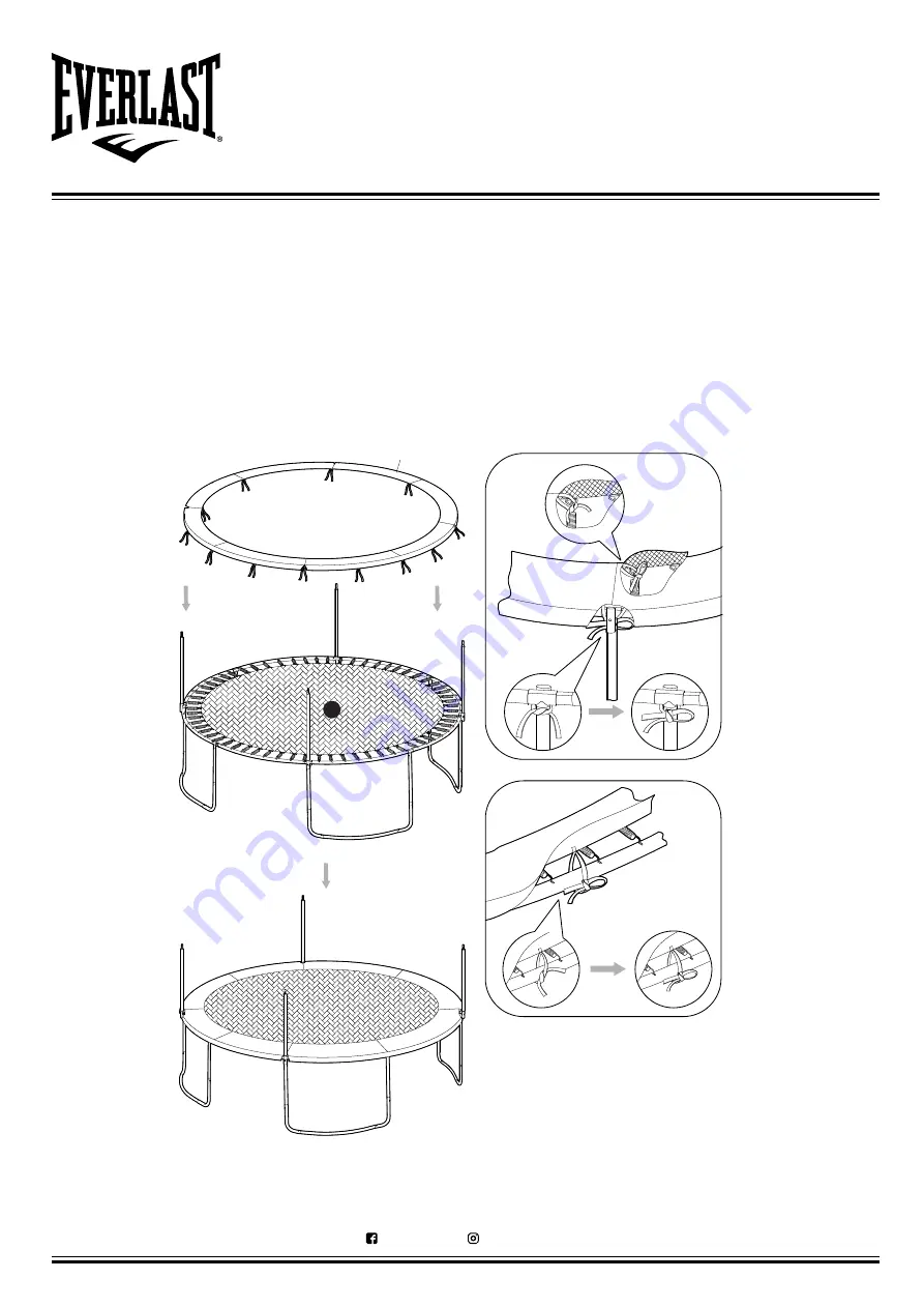 Everlast 3.3M ADJUSTABLE TRAMPOLINE Скачать руководство пользователя страница 18