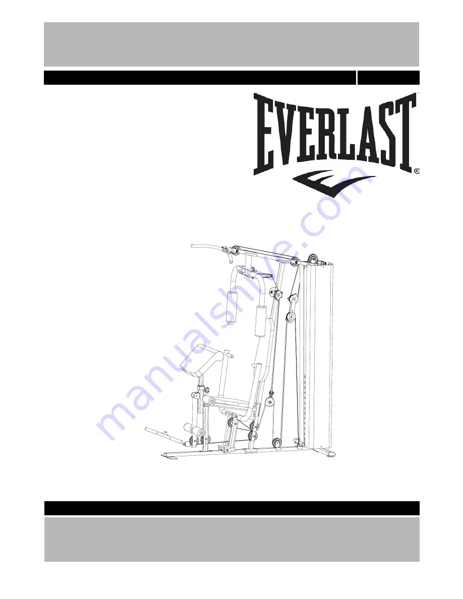 Everlast 58Kgs Home Gym Скачать руководство пользователя страница 1