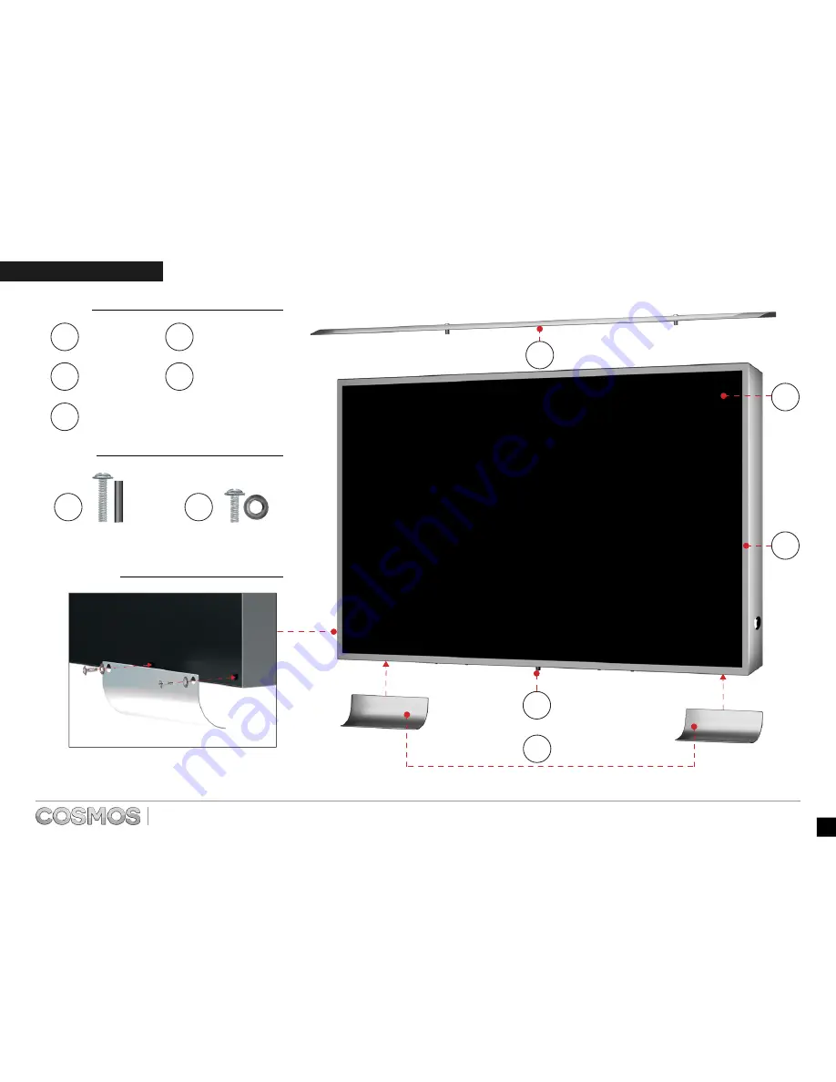 Evervue COSMOS COSTV-50-MB Product Manual Download Page 4