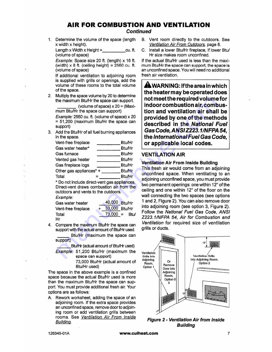 Everwarm EWP18R Owner'S Manual And Installation Instructions Download Page 7