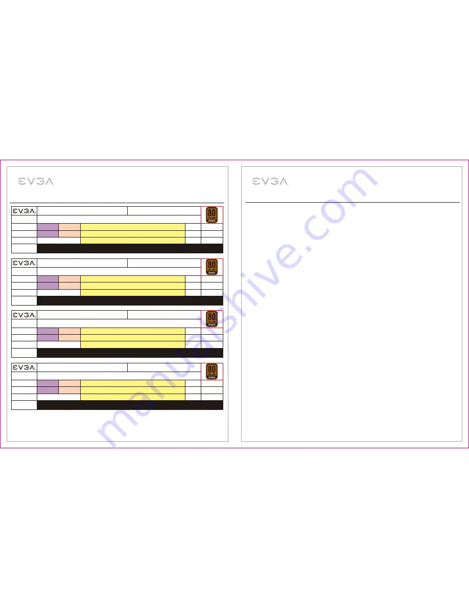 EVGA 450B User Manual Download Page 8