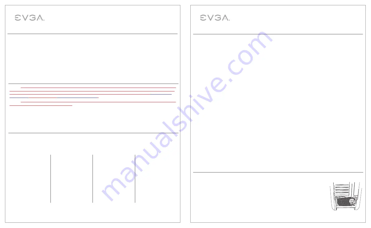 EVGA GQ 1000W Скачать руководство пользователя страница 19