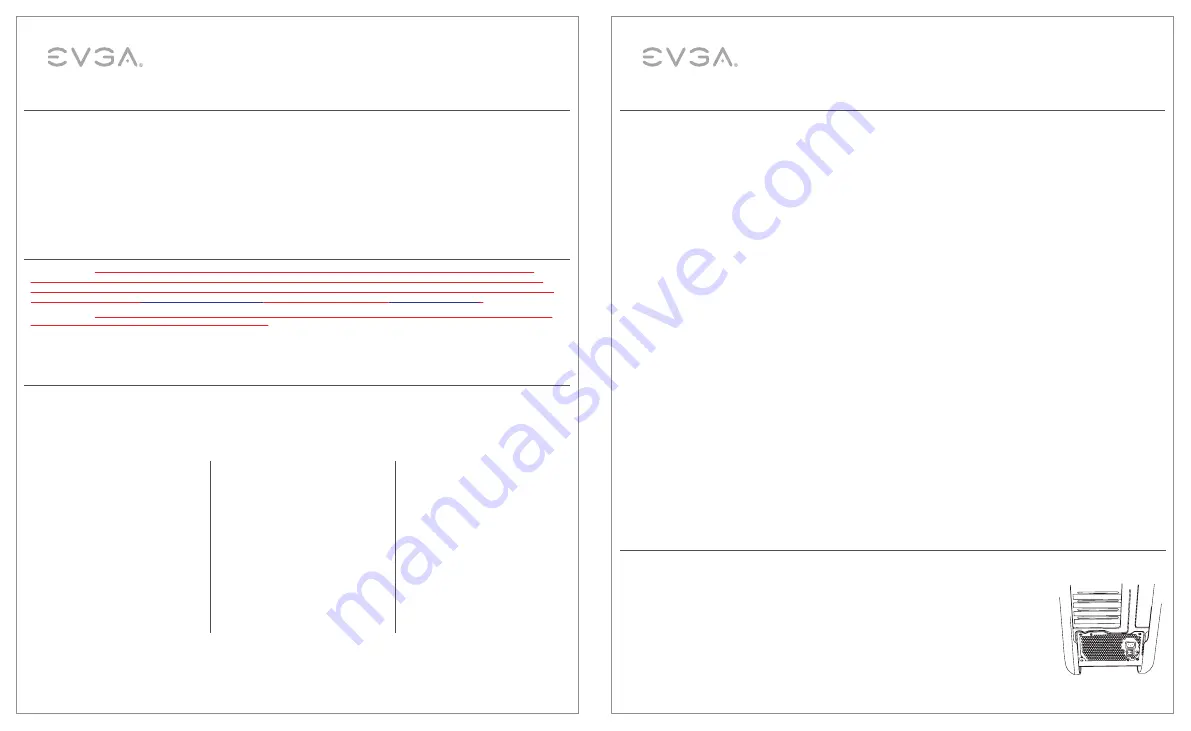 EVGA SUPERNOVA 1000 P5 Скачать руководство пользователя страница 10