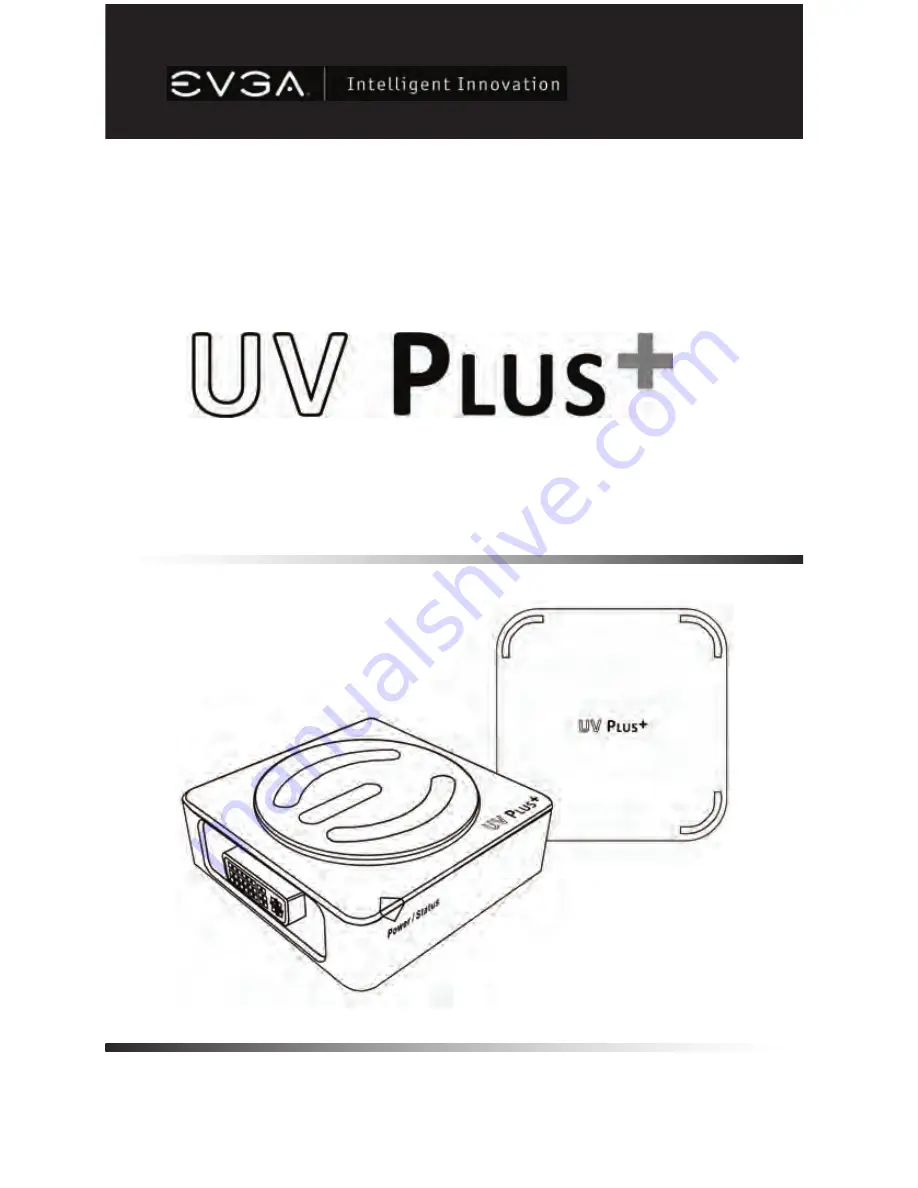 EVGA UV Plus Quick Install Manual Download Page 1