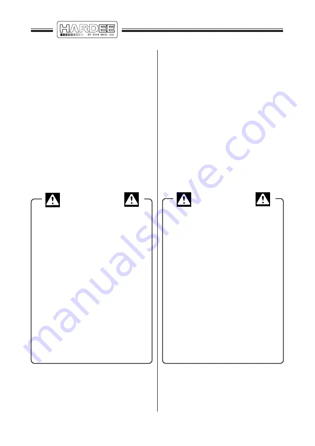 Evh HARDEE  HT3 Use And Maintenance Download Page 56