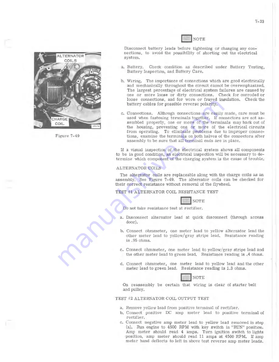 Evinrude & Johnson E-2035Q 1973 Service Manual Download Page 60