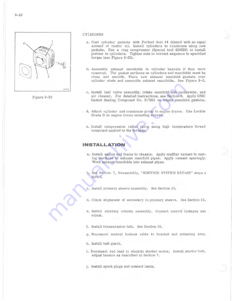 Evinrude & Johnson E-2035Q 1973 Service Manual Download Page 77