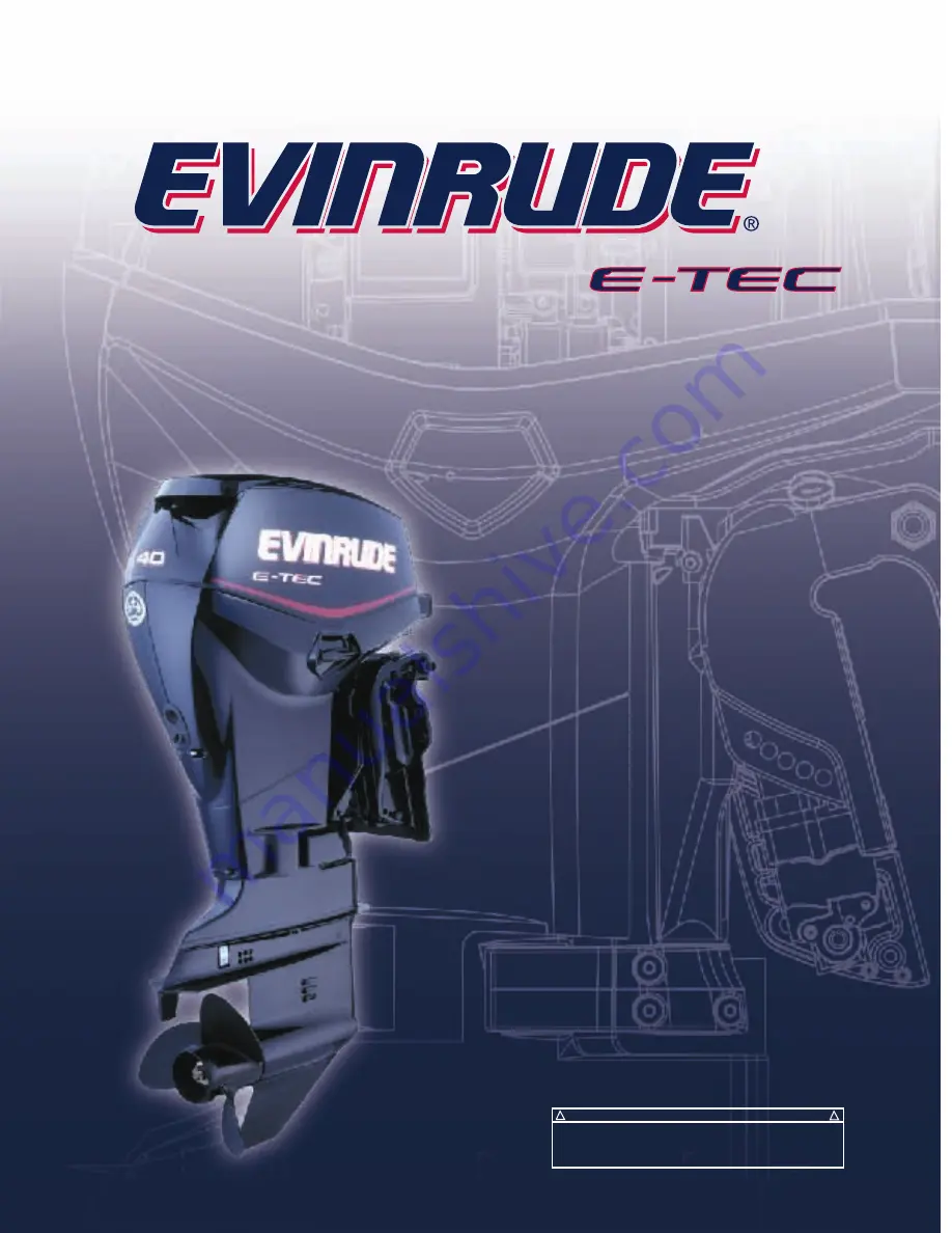 Evinrude e-tec 2005 Manual Download Page 1