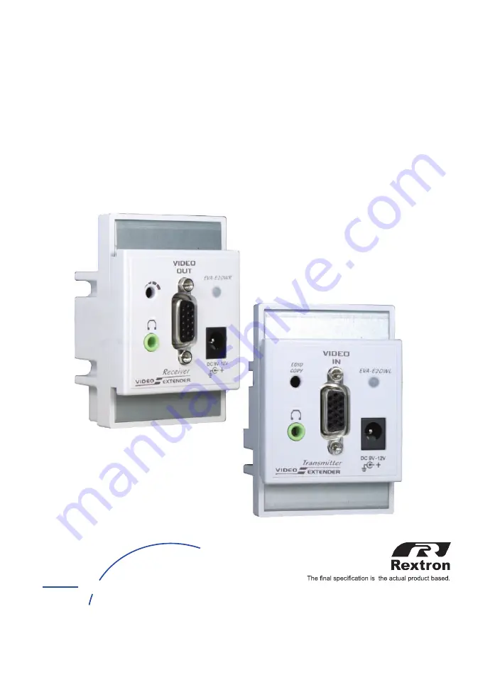 EVN Rextron EVA-ME20WW User Manual Download Page 1