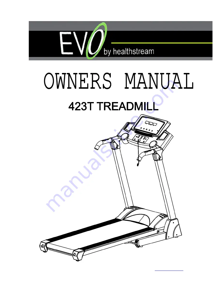 Evo 423T Owner'S Manual Download Page 1