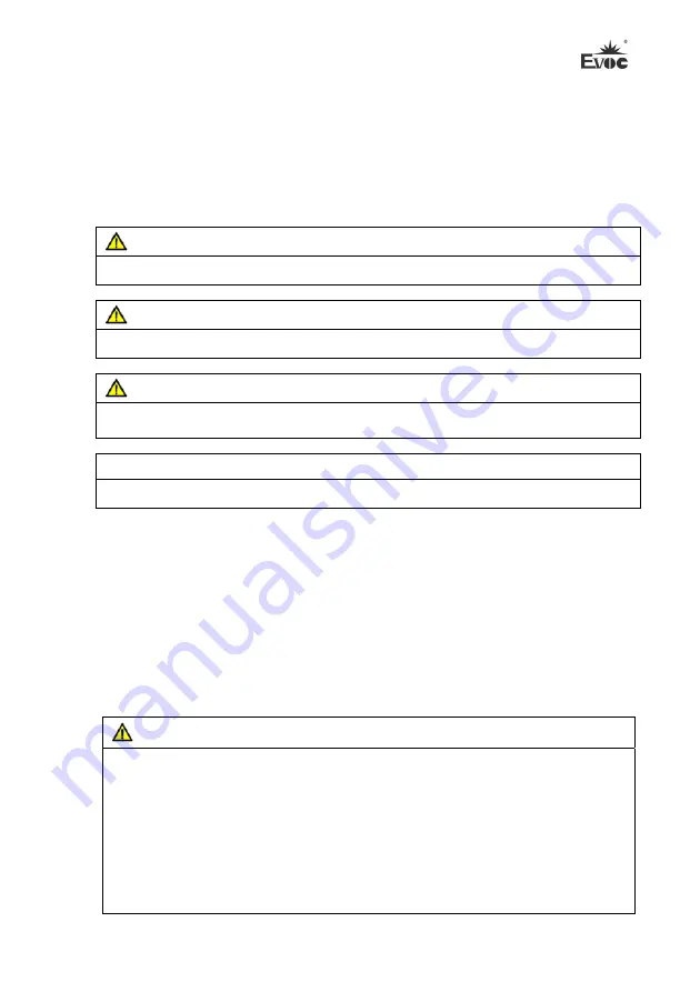 EVOC M50 Series Manual Download Page 123