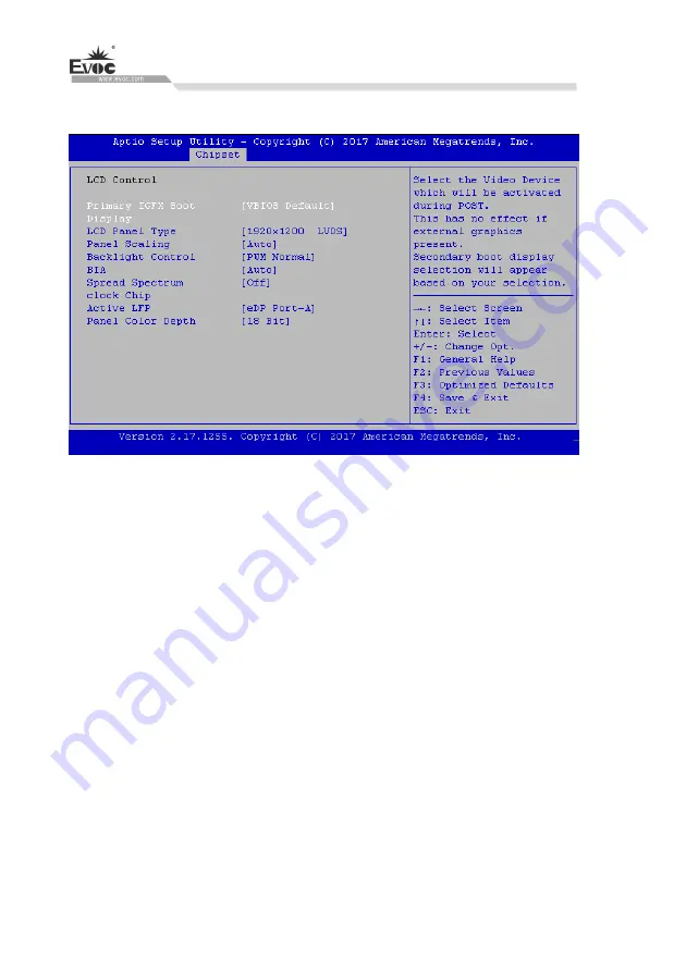 EVOC M50 Series Manual Download Page 204