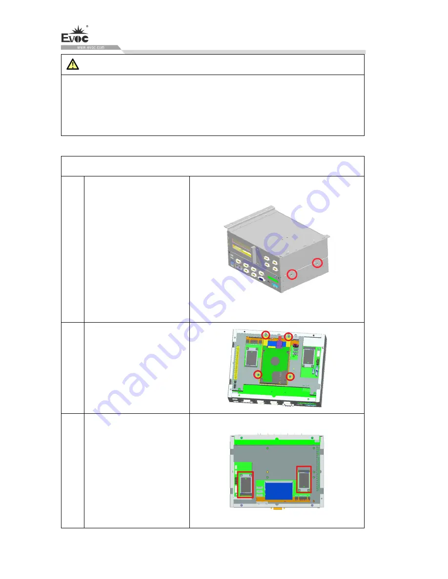 EVOC M60 Series Manual Download Page 105