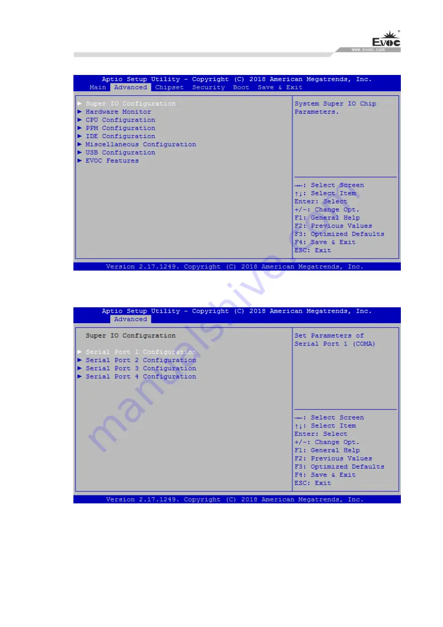 EVOC P15 Series Manual Download Page 68