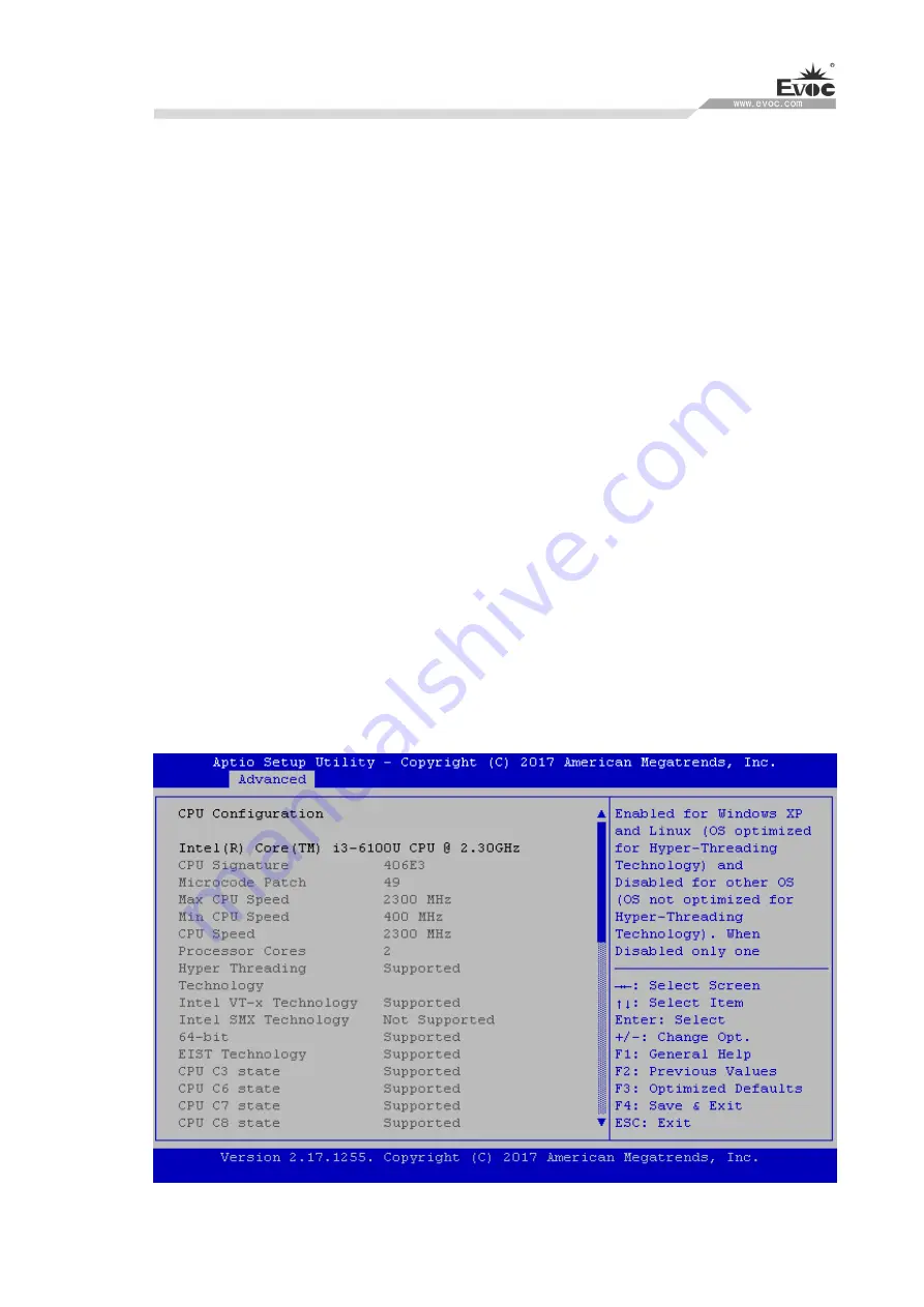 EVOC P15 Series Manual Download Page 84