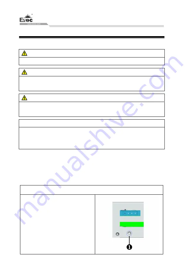 EVOC W21 Series User Manual Download Page 23