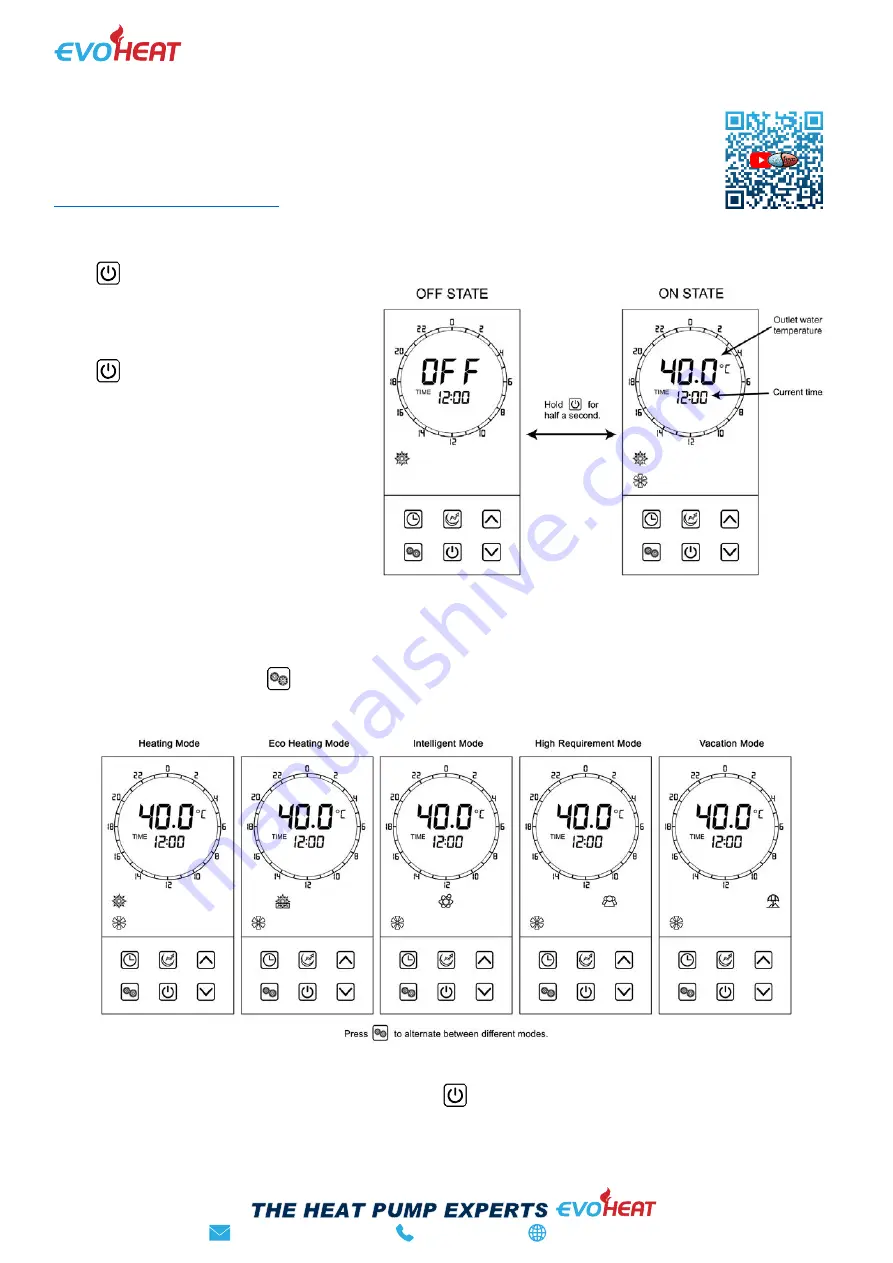 evoheat Evo270-1 Installation & Operation Manual Download Page 9