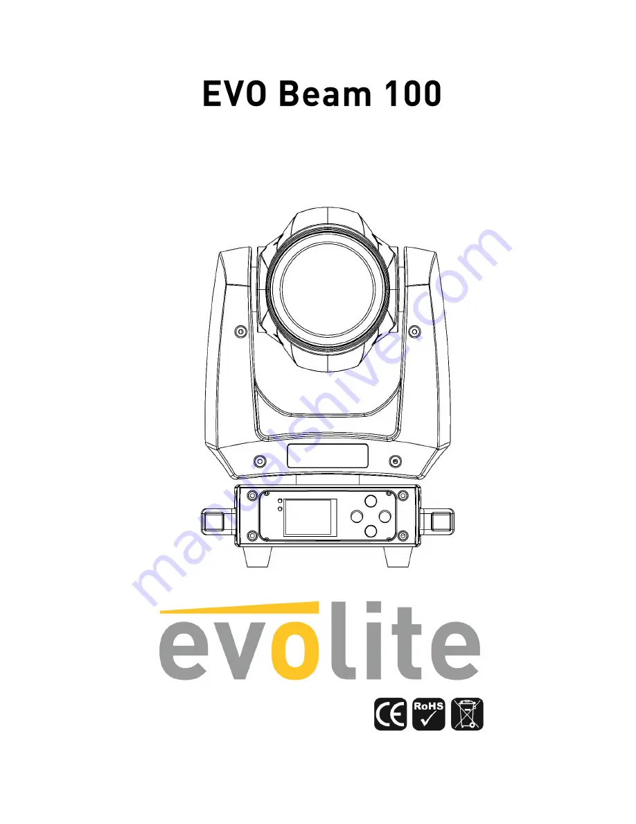 Evolite EVO Beam 100 Скачать руководство пользователя страница 1