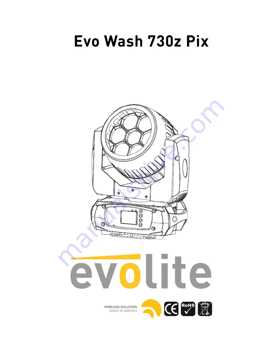 Evolite Evo Wash 730z Pix Скачать руководство пользователя страница 1