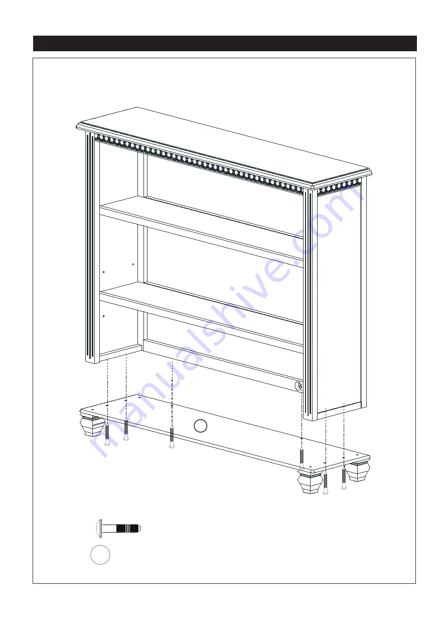 Evolur MADISON HUTCH BOOKCASE Скачать руководство пользователя страница 14