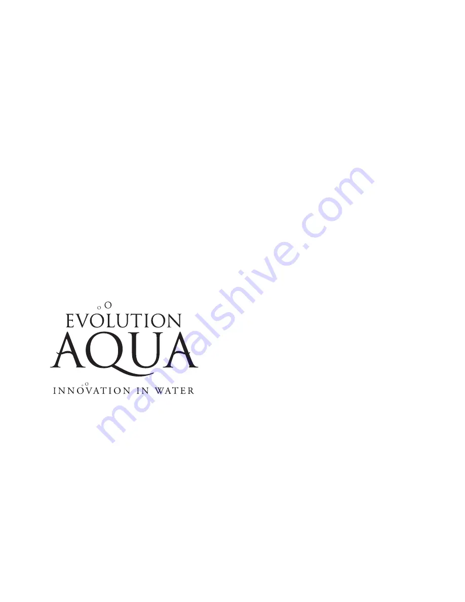 Evolution Aqua Detox Dechlorinator Instruction Manual Download Page 8