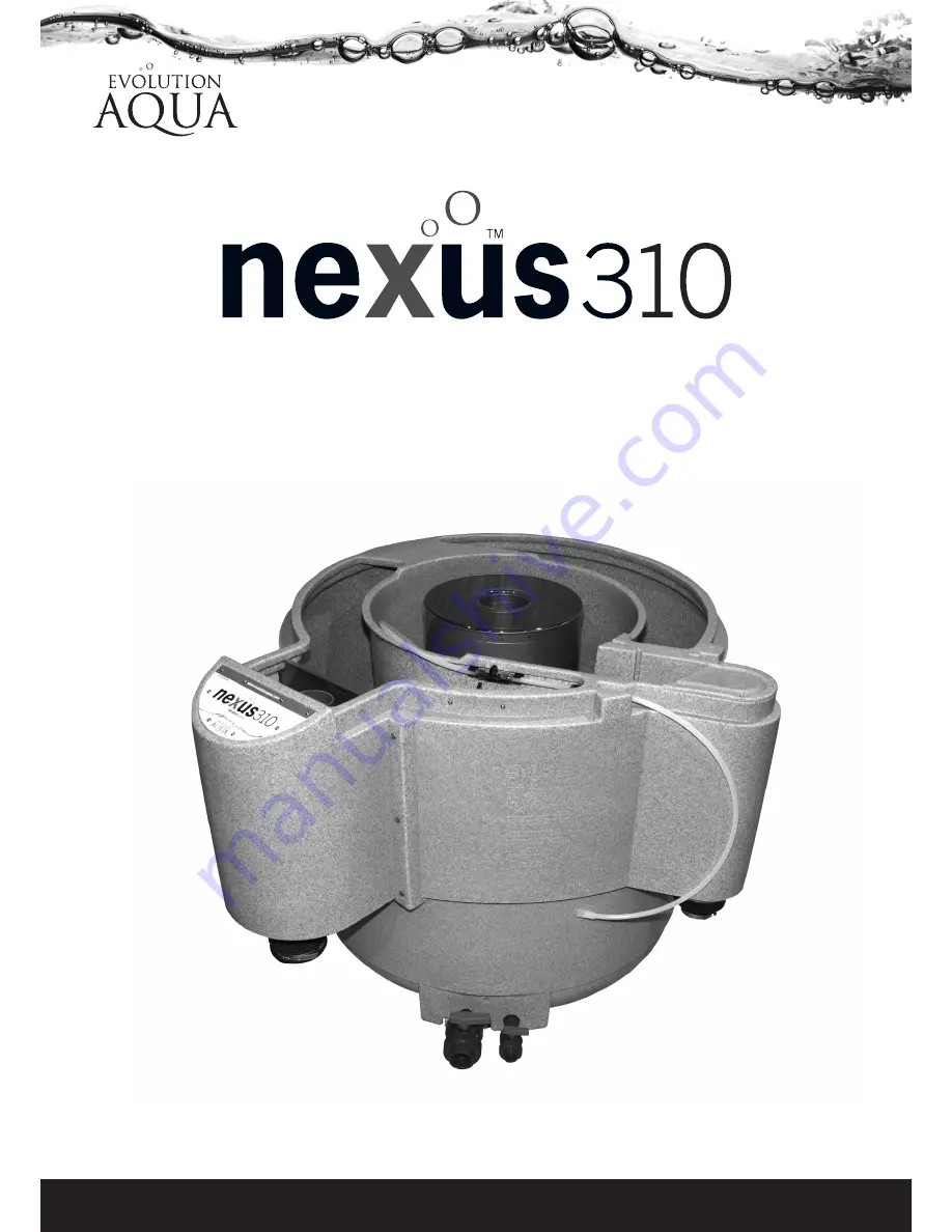 Evolution Aqua nexus 310 Installation And Instruction Manual Download Page 10