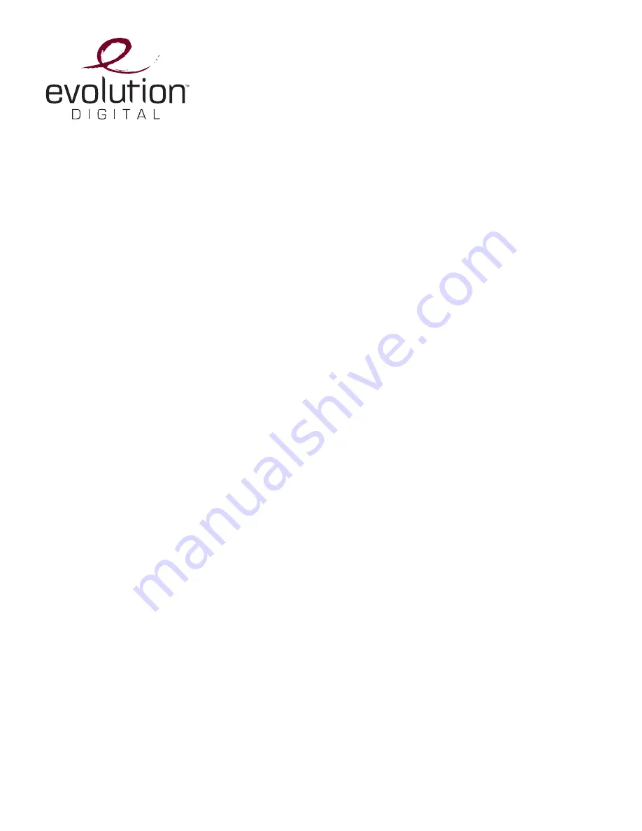 Evolution Digital HD uDTA User Manual Download Page 2