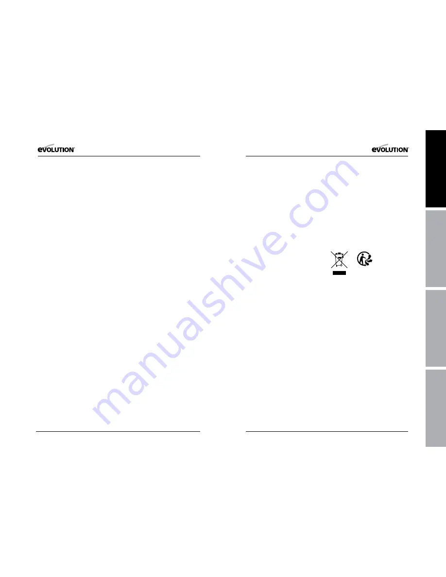 Evolution 041-0002A Original Instructions Manual Download Page 10