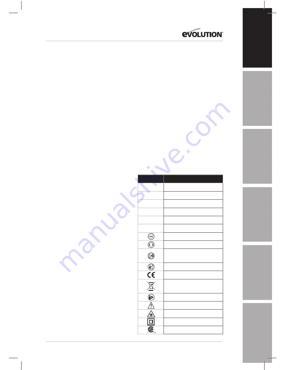 Evolution Black 255 Original Instructions Manual Download Page 7