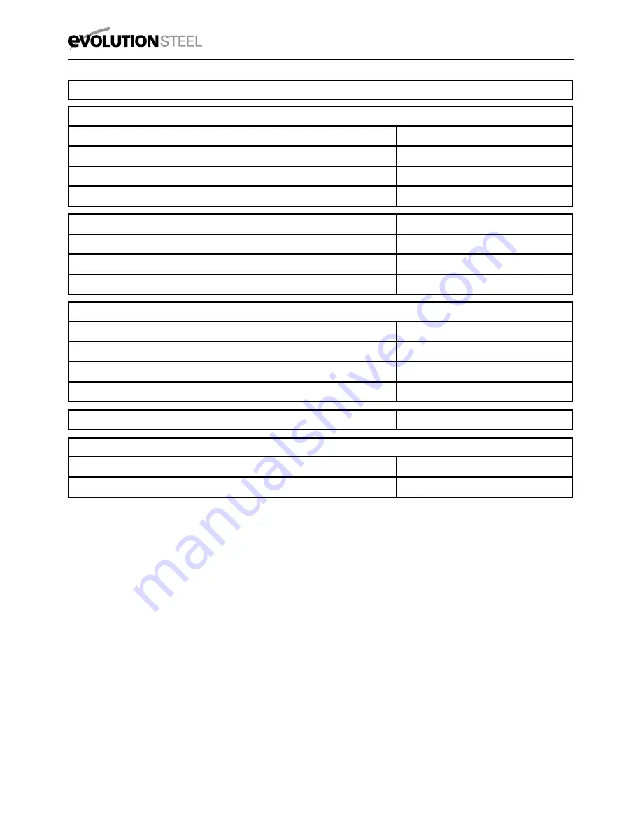 Evolution EVO180 Instruction Manual Download Page 4