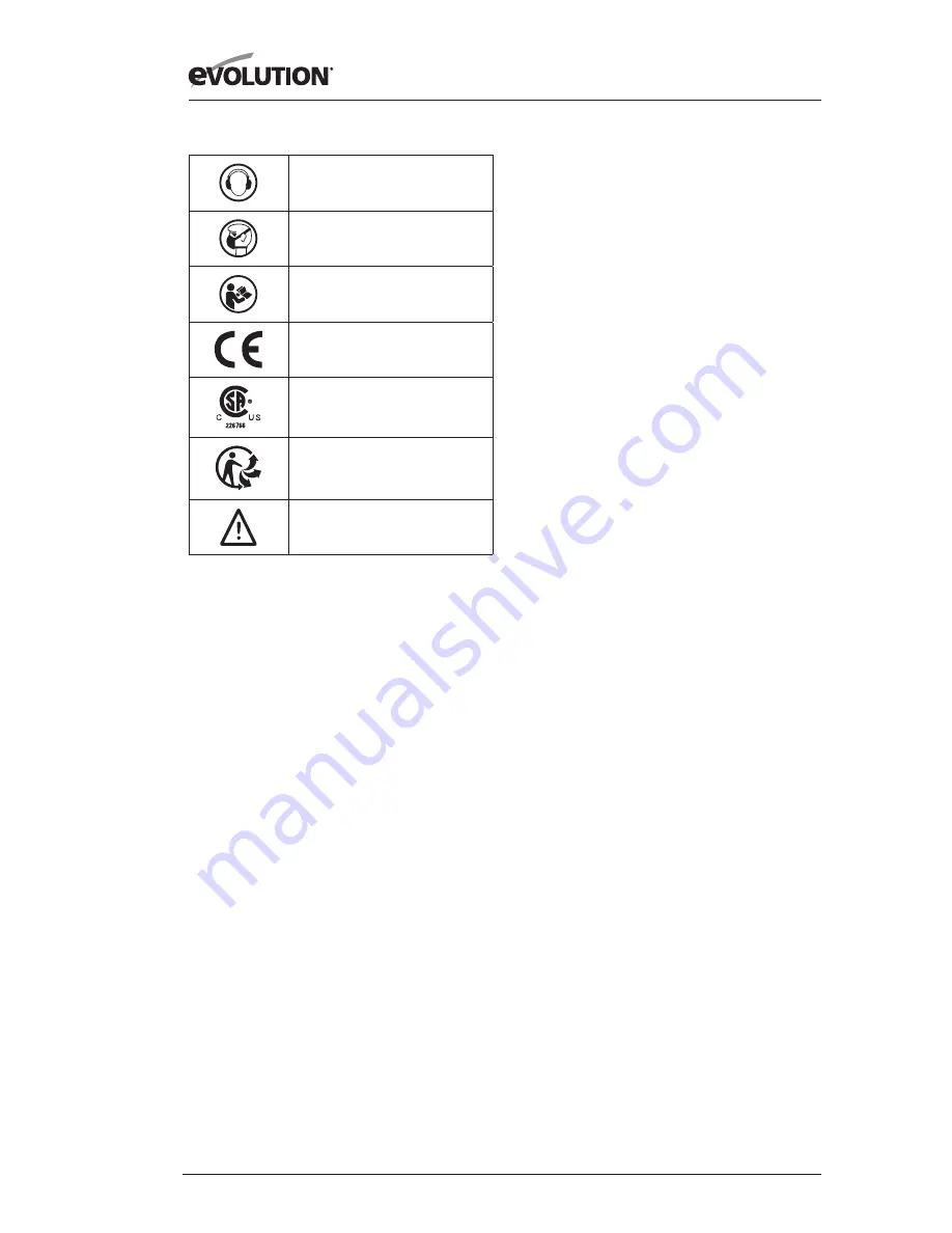 Evolution EVOSAW 185 Original Instructions Manual Download Page 44