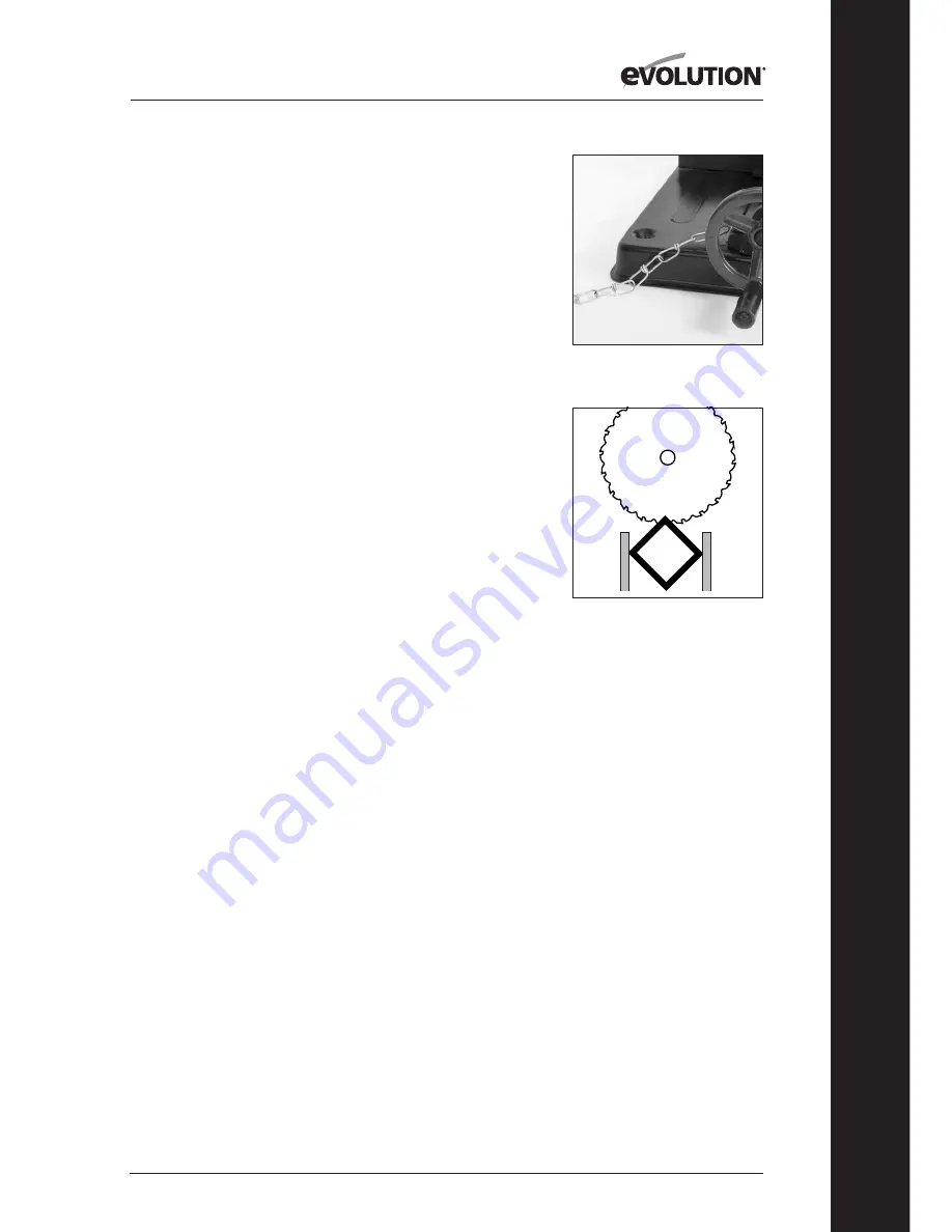 Evolution EVOSAW 185 Original Instructions Manual Download Page 55