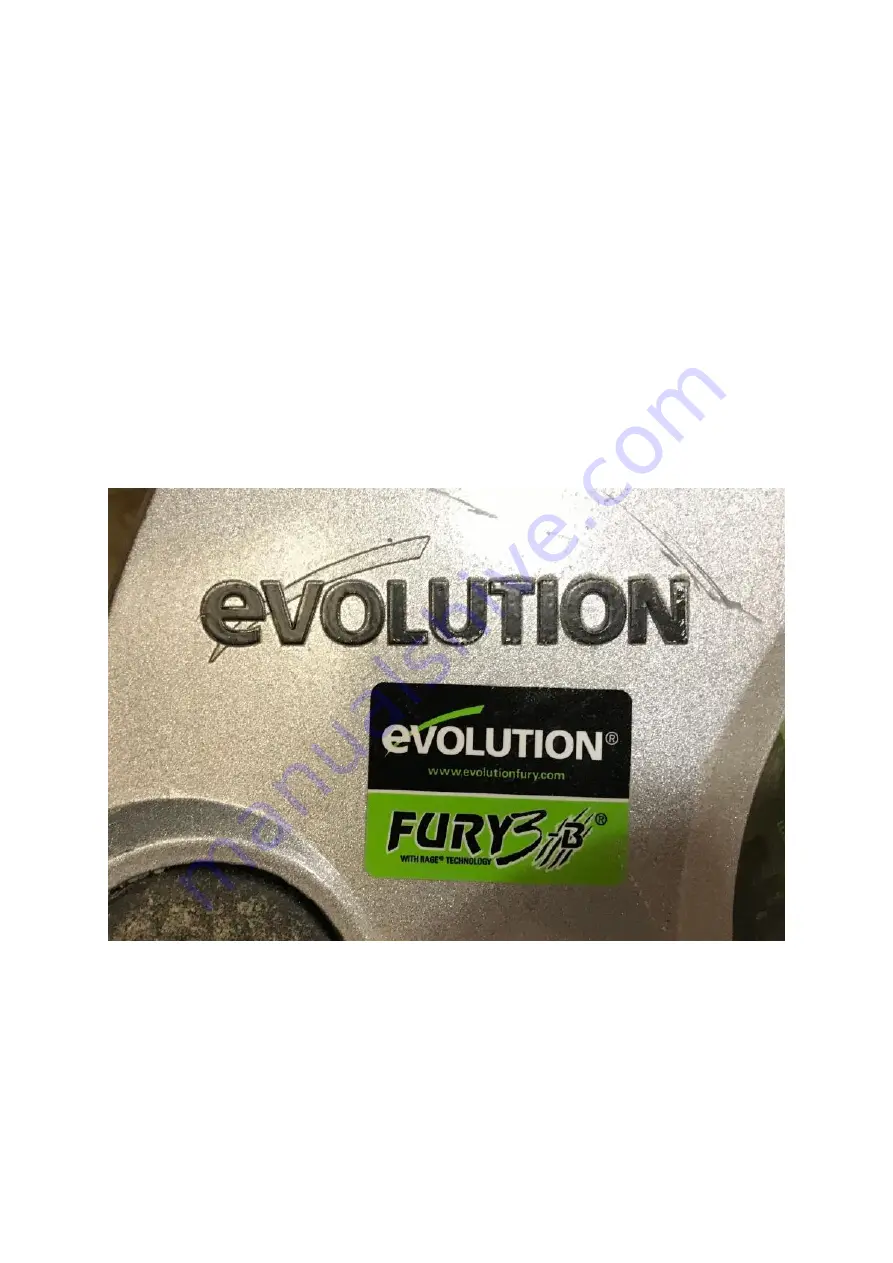 Evolution Fury3-B Скачать руководство пользователя страница 1