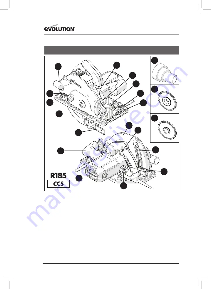 Evolution R165CCSL Original Instructions Manual Download Page 46