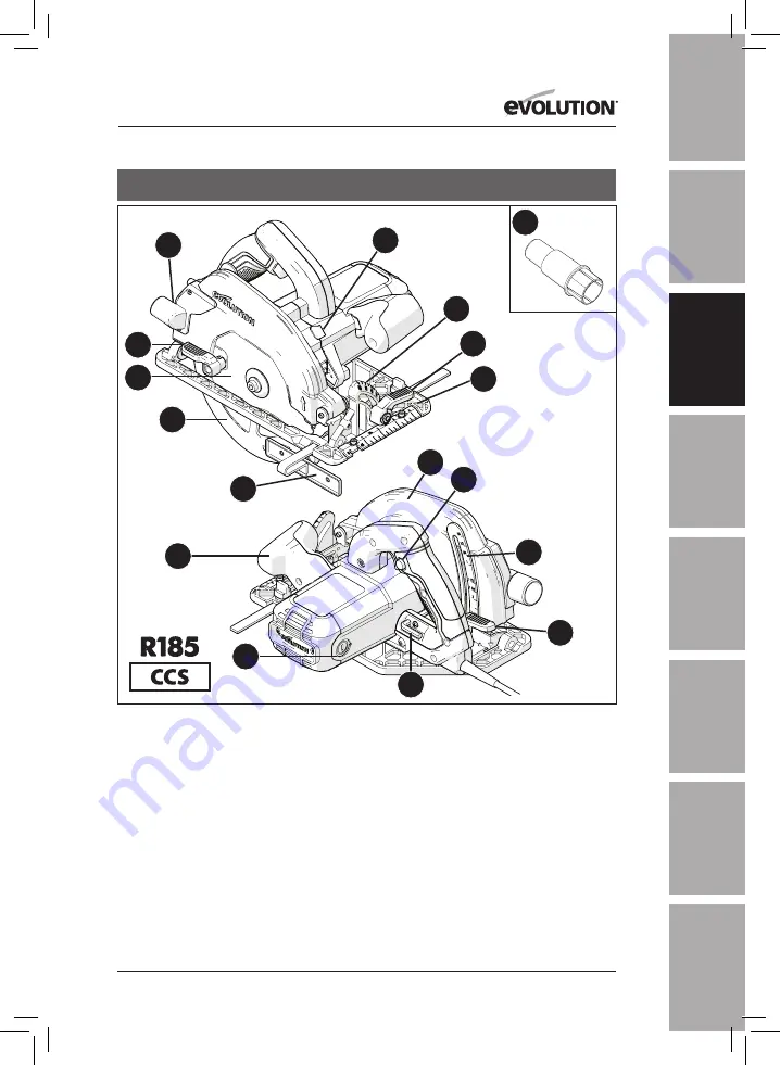 Evolution R165CCSL Original Instructions Manual Download Page 49