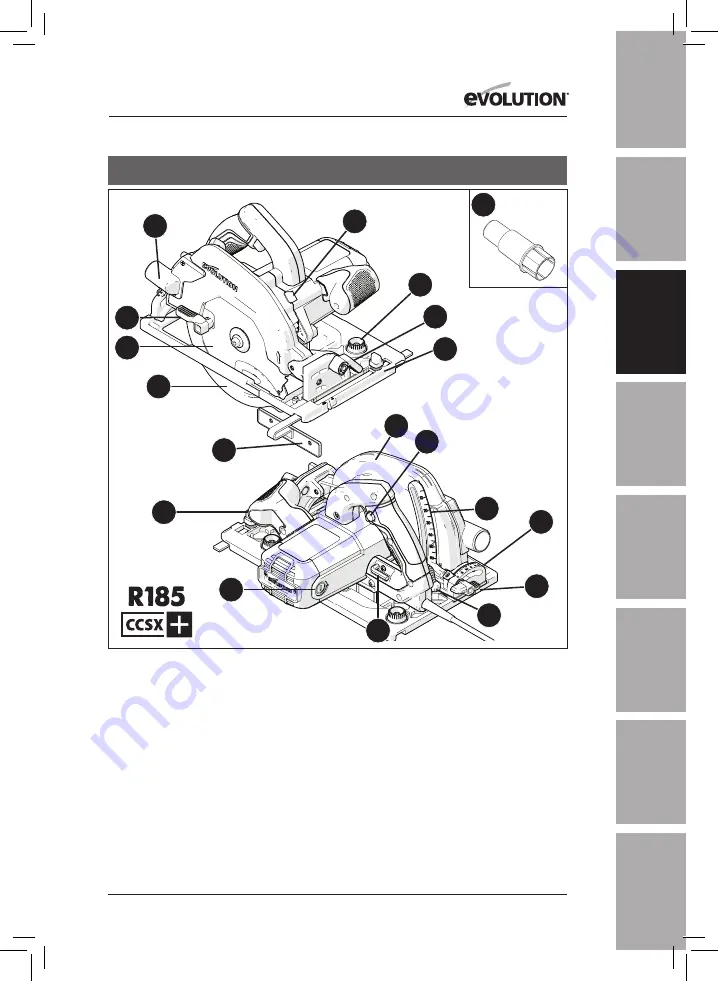 Evolution R165CCSL Original Instructions Manual Download Page 51